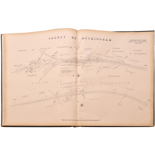 453 - A set of plans for the Great Western and Great Central Joint Committee, Northolt Junction and Ashend... 