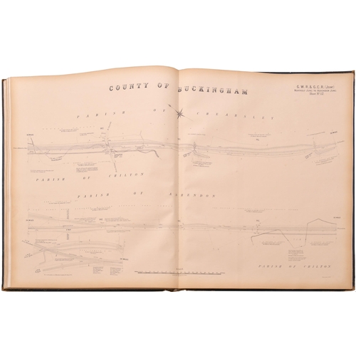 453 - A set of plans for the Great Western and Great Central Joint Committee, Northolt Junction and Ashend... 