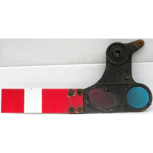 167 - LNER starting signal arm, with spec plate and glasses, length 38½