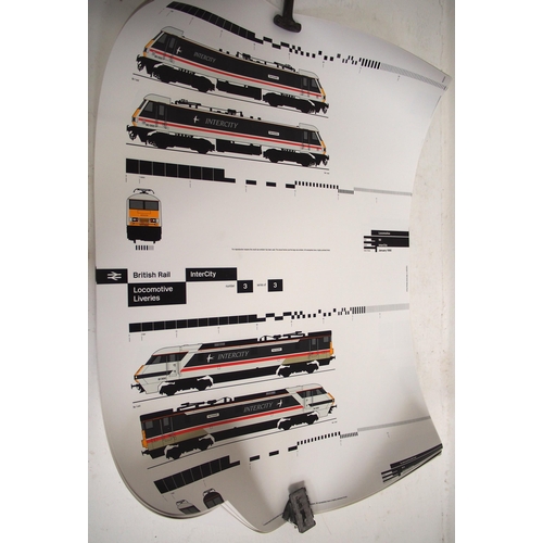 197 - BR  loco livery poster/diagrams in full colour, a complete set unused. (13) (Dispatch by Mailboxes/C... 