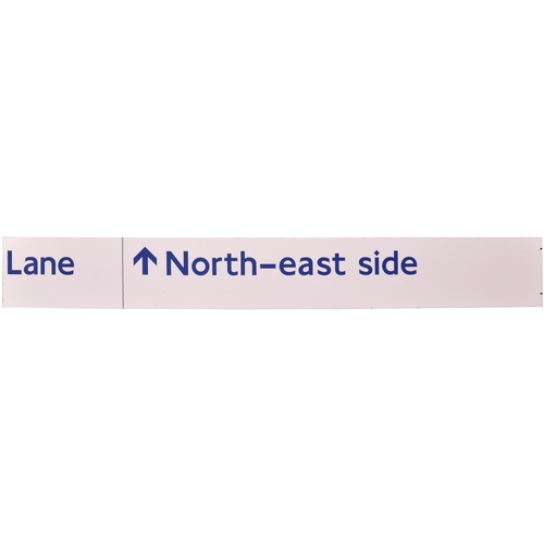 198 - LT sign, WESTERN AVENUE & HANGER LANE NORTH-EAST SIDE, enamel, two sections, 46