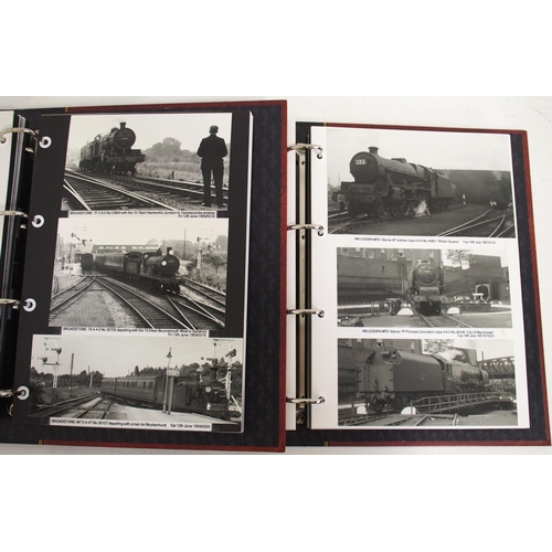 202 - Two albums containing B&W prints taken mainly in the late 1950s/60s - locations noted - Cricklewood ... 