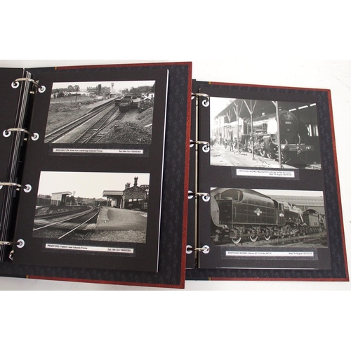 202 - Two albums containing B&W prints taken mainly in the late 1950s/60s - locations noted - Cricklewood ... 