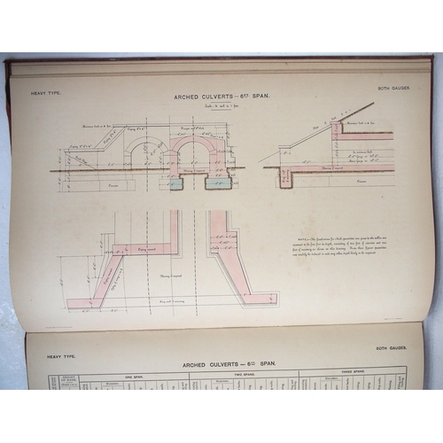 215 - Tables & Quantities for Small Span Bridges & Culverts Railways in India by H Stone 1893, comprehensi... 