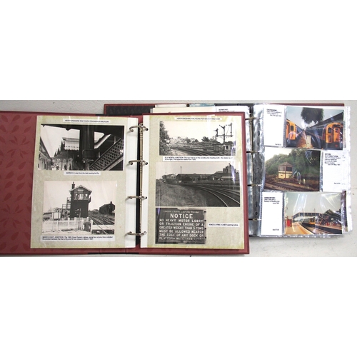 250 - Photograph albums, the first black and white, locations noted - Langham Jnc, Three Horse Shoes, Wisb... 