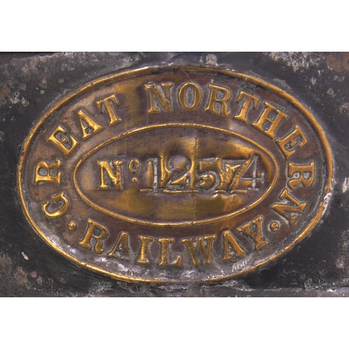 343 - GNR signal lamp case, SEA CROFT, original condition.