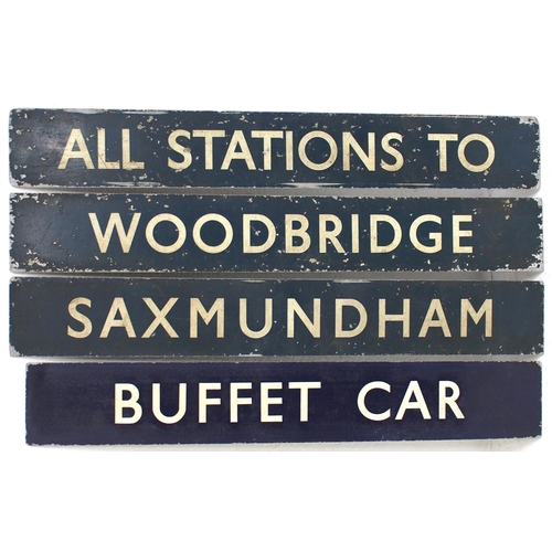 357 - British Railways (Eastern) destination board plates - 