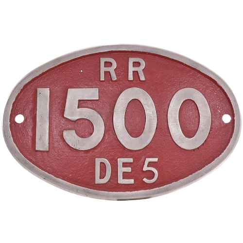 418 - Rhodesian cabside, RR, 1500, DE5, cast aluminium, 19¼