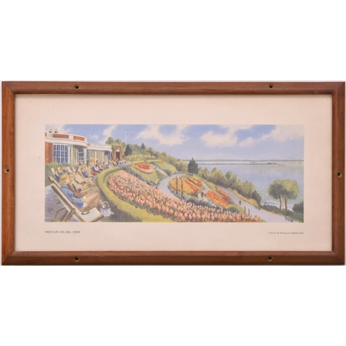 439 - Carriage prints, WESTCLIFF, by Charles King + MALDEN, by Henry Denham, both framed in the original s... 