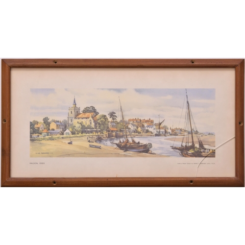 439 - Carriage prints, WESTCLIFF, by Charles King + MALDEN, by Henry Denham, both framed in the original s... 