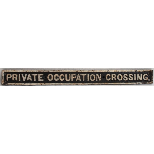 44 - L&YR level crossing notice (GTLY101), cast iron, 23