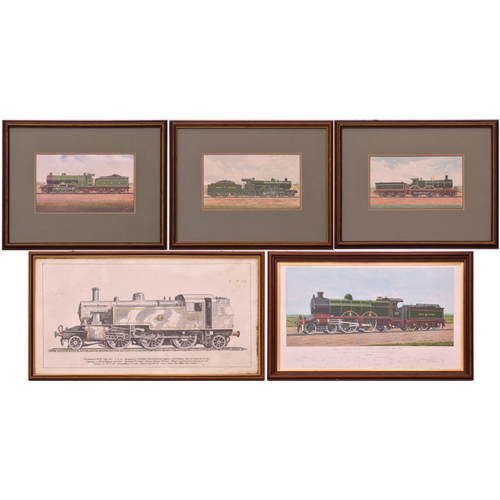 514 - Early GCR print, Loco 192, by Railway Mag, 22