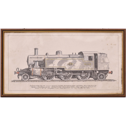 514 - Early GCR print, Loco 192, by Railway Mag, 22