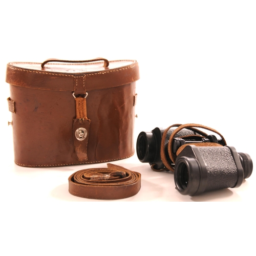 532 - BR(W) binoculars + case, by Barr and Stroud, complete with straps, the case clearly marked BR(W).