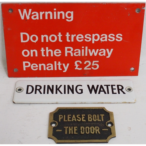 67 - Notices, British Rail, Do Not Trespass, 7
