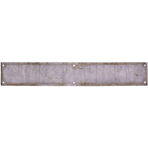 618 - South African carriage step plate, BRCW SMETHWICK, chromed brass, length 22½