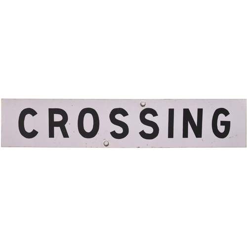 622 - RAILROAD CROSSING, American reflective sign, alloy, two sections, each 48