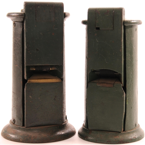 684 - Pair of date presses, with ribbons and type in the machine. (2)