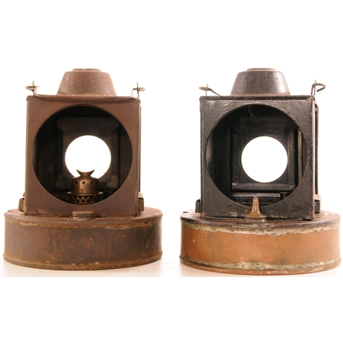 694 - GWR type signal lamps. (2)