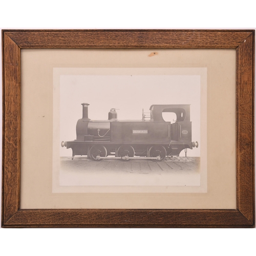 697 - Works photograph, industrial 0-6-0 HEPWORTH, and another print, as shown. (2)