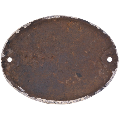 725 - Boundary plate, MDHB Maintenance Ends (Mersey Docks and Harbour Board), cast iron, 9