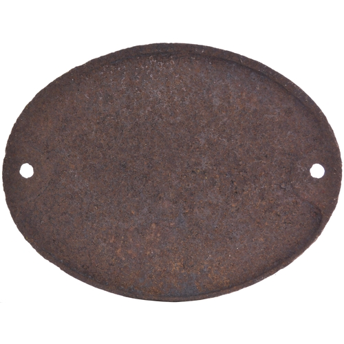 725 - Boundary plate, MDHB Maintenance Ends (Mersey Docks and Harbour Board), cast iron, 9