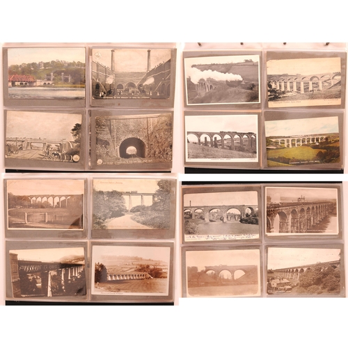 785 - Postcards, tunnels and viaducts, pre-group era, a wide variety and some unusual locations. (66)