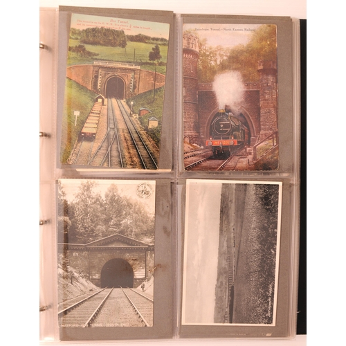 785 - Postcards, tunnels and viaducts, pre-group era, a wide variety and some unusual locations. (66)