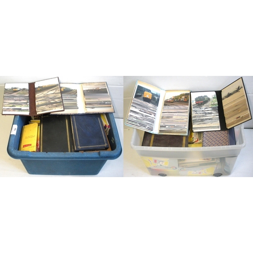 789 - Prints and negatives, a large quantity in wallets, modern rail / preserved / aircraft. etc.