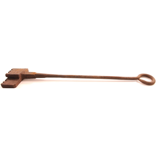 825 - GWR Pt Way Dept branding iron, length 29