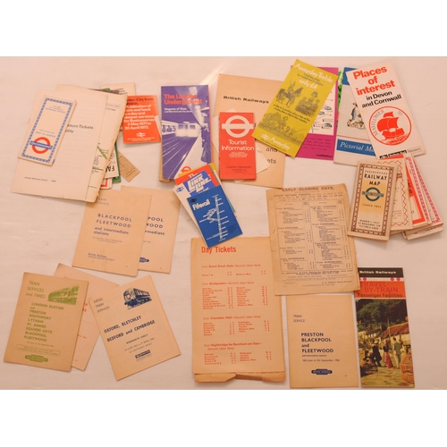 835 - Handbills and brochures, a good variety, BR, LT, etc.