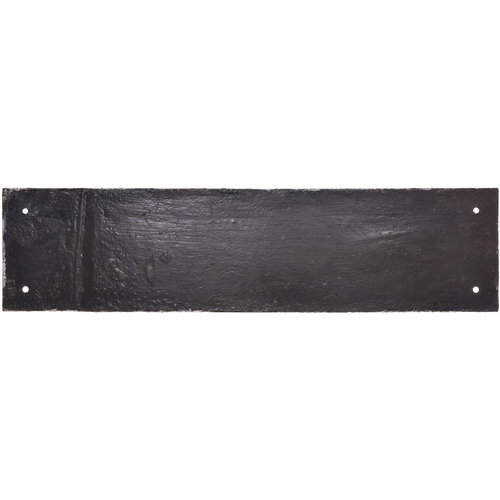 842 - Doorplate, LADIES ROOM, GWR, pre-group, cast iron, length 20