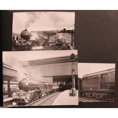 854 - Photographs, Dick Riley Collection, 1950s, Bluebell Line, Midhurst, V2s on Southern, Kent, Exeter, W... 