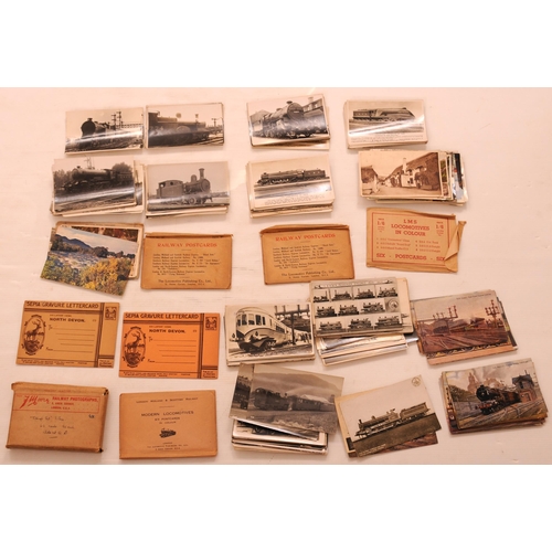 859 - Postcards, LMS, F Moore, Tilling, etc, a large quantity, some in original envelopes. (Box)