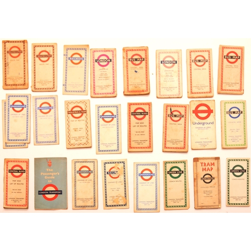 863 - Pocket maps, quantity, most have been lightly used, condition varies.