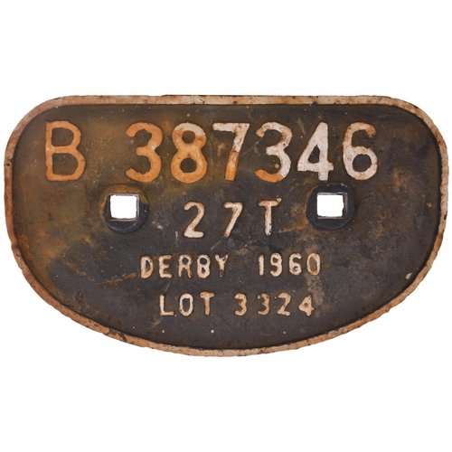 864 - D wagonplates, as shown. (4)