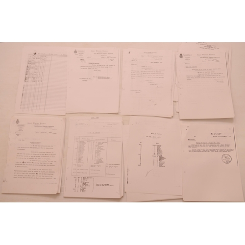 892 - Photocopies of GWR correspondence files concerning the naming of locomotives, including letter from ... 