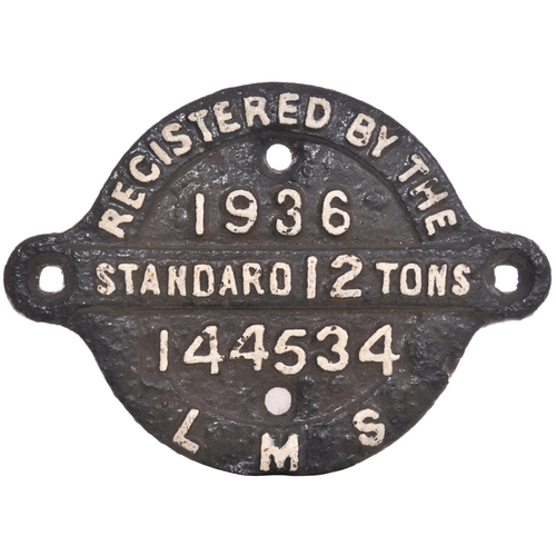 1006 - LMS registration plates + dimensions plates. (4)