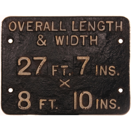 1006 - LMS registration plates + dimensions plates. (4)