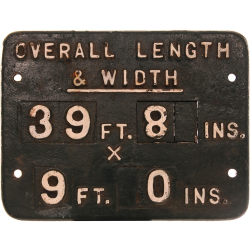 1006 - LMS registration plates + dimensions plates. (4)