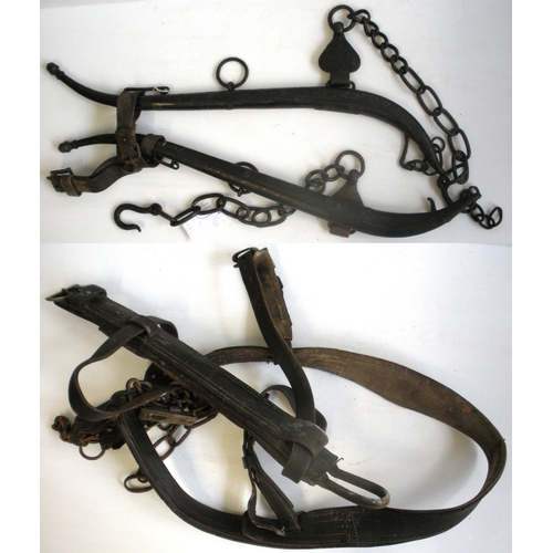 1035 - Carthorse harness, etc, unmarked. (2)