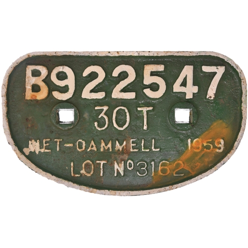 1044 - D wagonplates, as shown. (4)