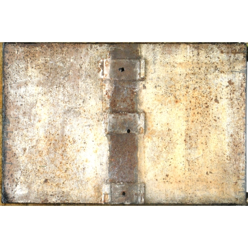 1142 - NER trespass notice, C N Wilkinson, cast iron, 35½