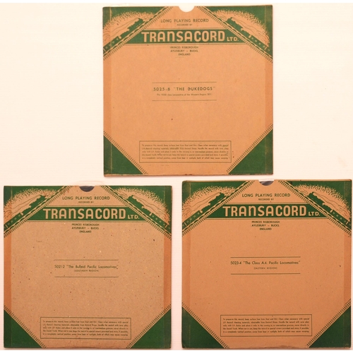 1172 - Argo Transacord records, three early LPs, seven singles and a late LP + notes from the company. (11)