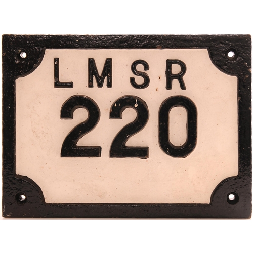 1194 - LMS 220, rectangular cast iron plate, 12