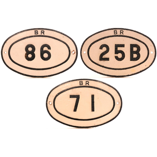1199 - Bridgeplates, BR, 25B, 71, 86. (3)