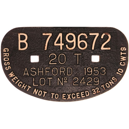 705 - D wagonplates, as shown. (4)