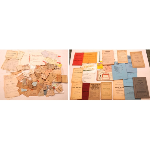 938 - Box of paperwork, ephemera, a good selection, as shown.