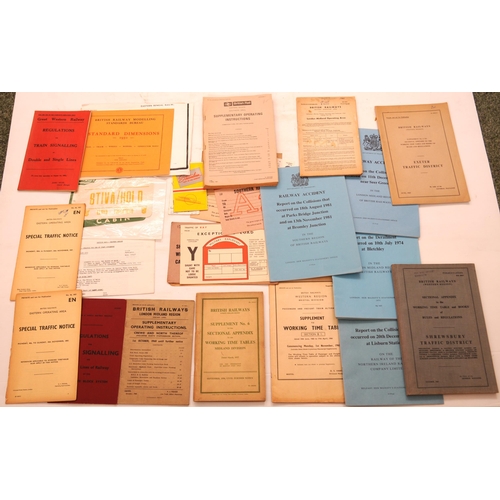 938 - Box of paperwork, ephemera, a good selection, as shown.