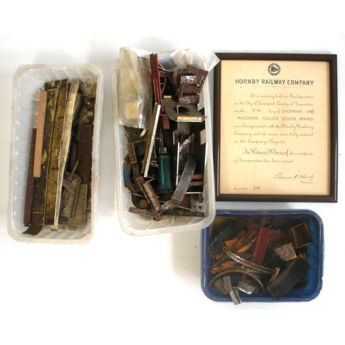 947 - Model railway, a quantity of loose material, as shown.